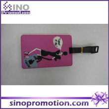 Custom Wholesale Funny PVC Material Hotel Luggage Tag